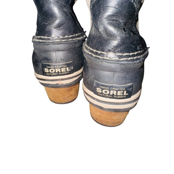 Sorel Conquest Carly II Tall Leather Suede Waterproof Winter Boots Outdoor Snow - Picture 14 of 15